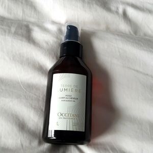 NWOT L'Occitane Terre de lumière hair and body oil